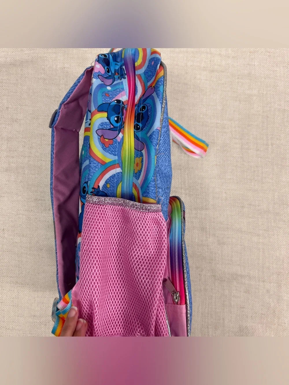 Disney Stitch Look For The Rainbow Backpack